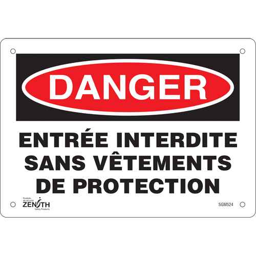 [SGM524] "Entrée Interdite" Sign (SGM524)