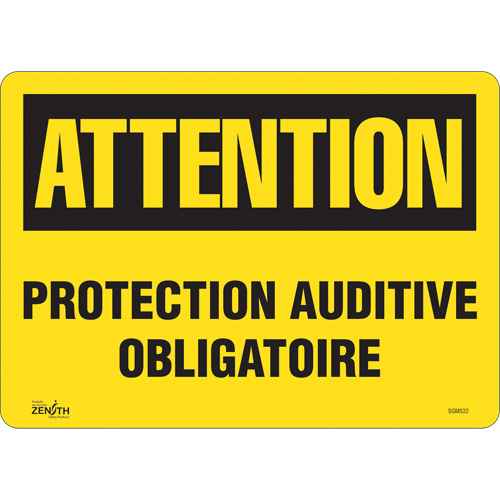 "Protection Auditive Obligatoire" Sign (SGM532)