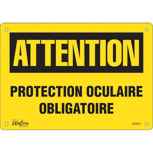 [SGM537] Enseigne «Protection Oculaire Obligatoire» (SGM537)