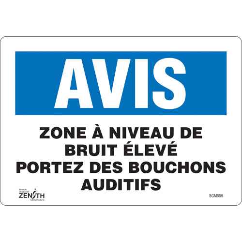 [SGM559] Enseigne «Portez Des Bouchons Auditifs» (SGM559)