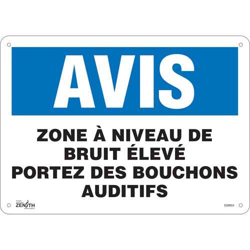 [SGM564] Enseigne «Portez Des Bouchons Auditifs» (SGM564)
