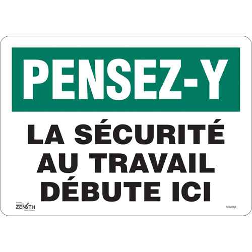 [SGM568] Enseigne «La Sécurité au Travail» (SGM568)