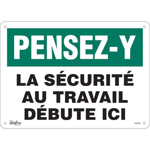 [SGM569] "La Sécurité au Travail" Sign (SGM569)