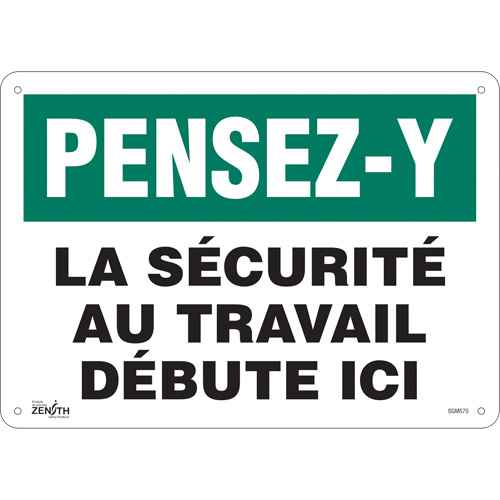[SGM570] Enseigne «La Sécurité au Travail» (SGM570)