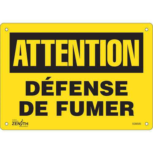 [SGM585] Enseigne «Défense De Fumer» (SGM585)