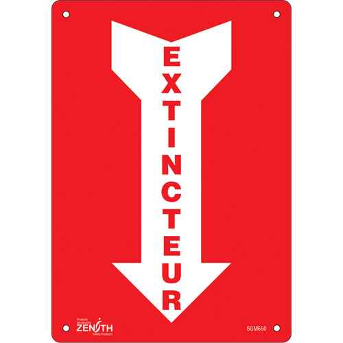 [SGM650] "Extincteur" Arrow Sign (SGM650)