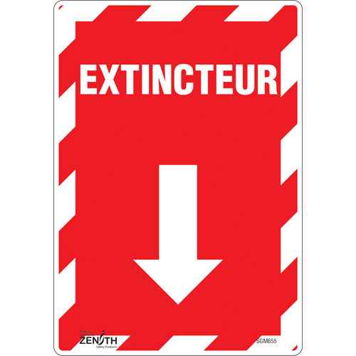 [SGM655] "Extincteur" Arrow Sign (SGM655)
