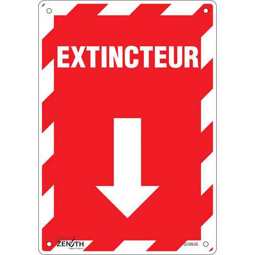 Enseigne avec flèche «Extincteur» (SGM656)