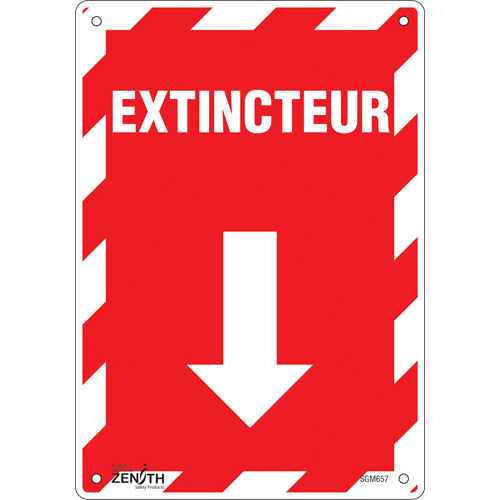 [SGM657] "Extincteur" Arrow Sign (SGM657)