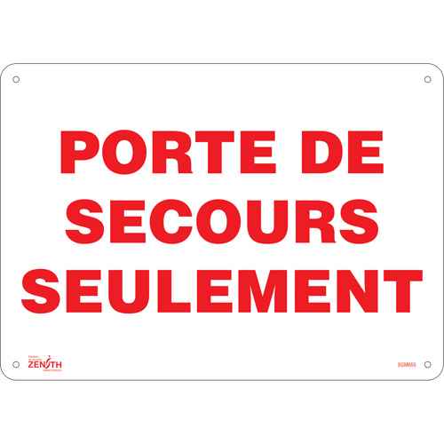 [SGM665] Enseigne «Porte De Secours» (SGM665)