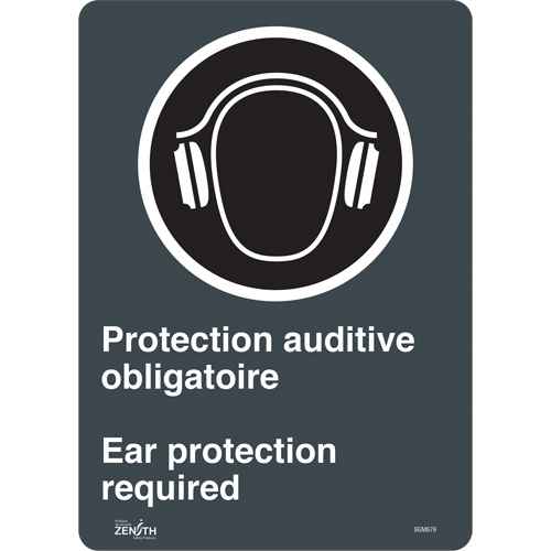 [SGM676] Enseigne «Ear Protection Required» (SGM676)