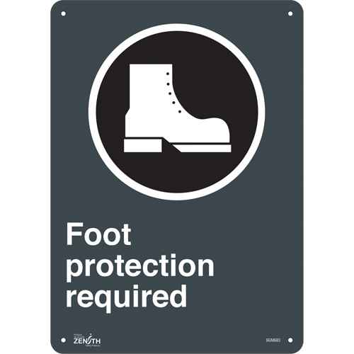 [SGM683] Enseigne «Foot Protection Required» (SGM683)