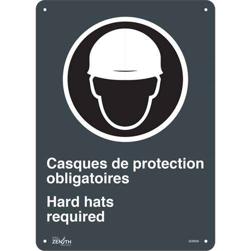 [SGM698] Enseigne «Hard Hats Required» (SGM698)