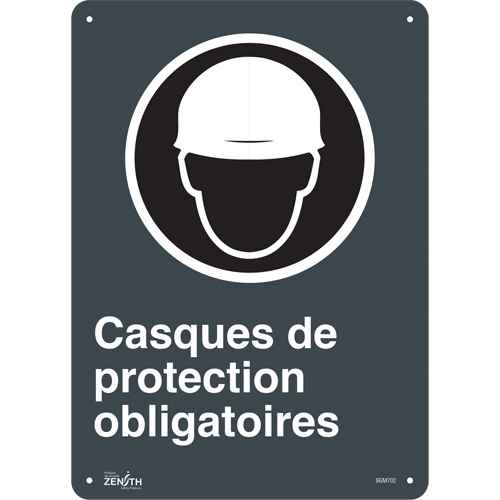 [SGM702] "Casques De Protection Obligatoires" Sign (SGM702)