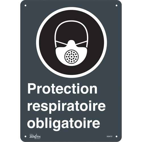 [SGM707] "Protection Respiratoire Obligatoire" Sign (SGM707)