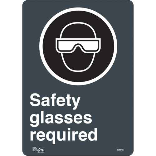 [SGM709] "Safety Glasses Required" Sign (SGM709)