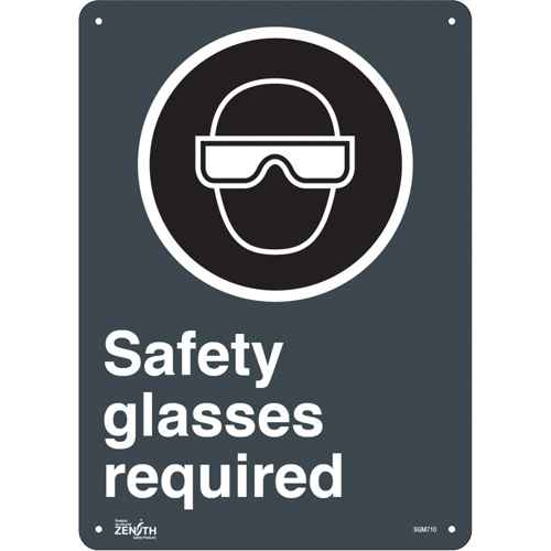[SGM710] Enseigne «Safety Glasses Required» (SGM710)