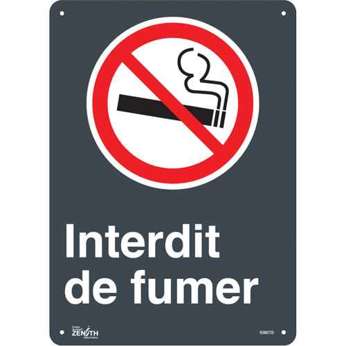 [SGM725] Enseigne «Interdit De Fumer» (SGM725)