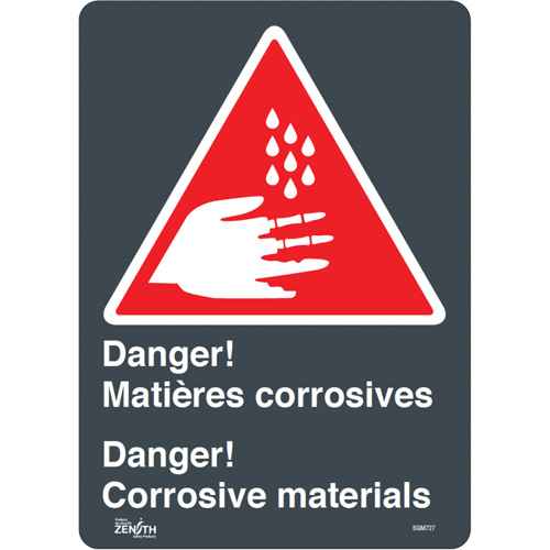 [SGM727] Enseigne «Corrosive Materials» (SGM727)