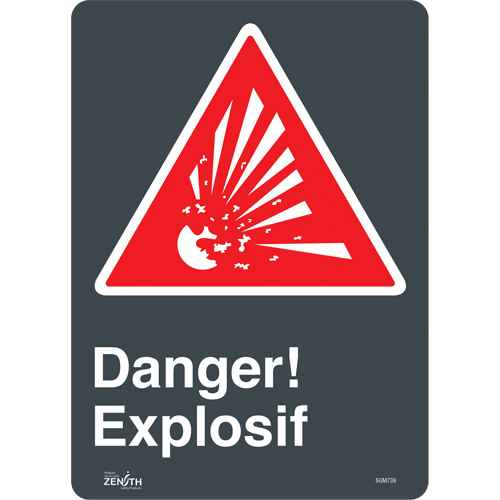 [SGM739] Enseigne «Explosif» (SGM739)