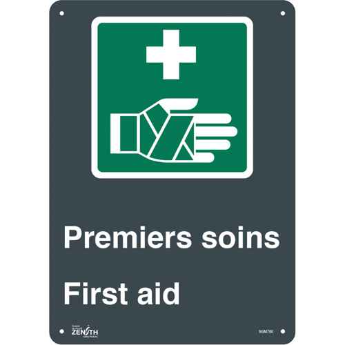 [SGM780] Enseigne «Premier Soins/First Aid» (SGM780)