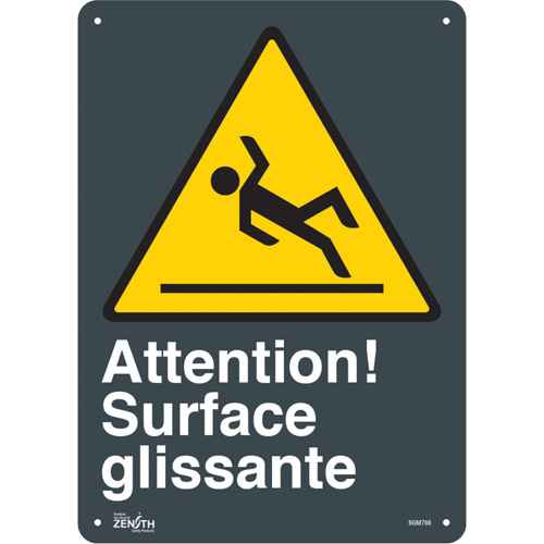 [SGM788] Enseigne «Surface Glissante» (SGM788)