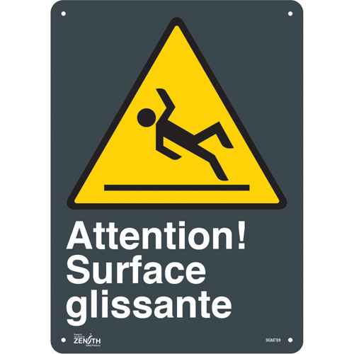 [SGM789] "Surface Glissante" Sign (SGM789)
