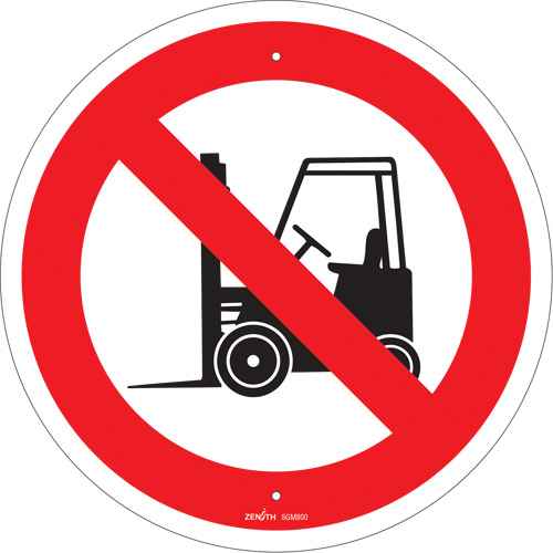 No Forklifts CSA Standard Safety Sign (SGM800)