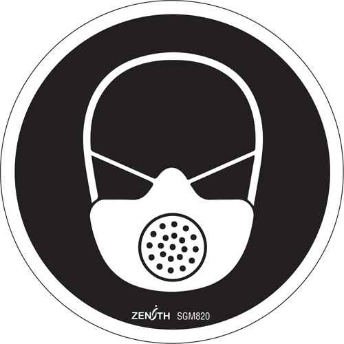 [SGM820] Enseigne de sécurité conforme à la CSA - Respiratory Protection Required (SGM820)