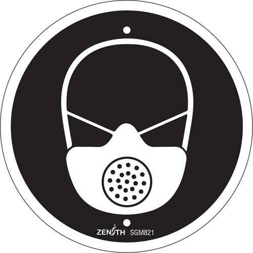 [SGM821] Enseigne de sécurité conforme à la CSA - Respiratory Protection Required (SGM821)