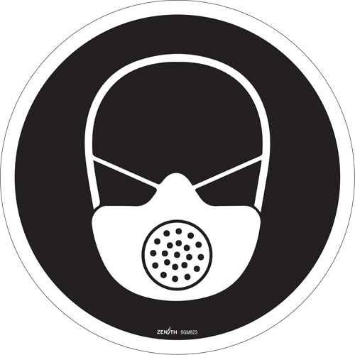 [SGM823] Enseigne de sécurité conforme à la CSA - Respiratory Protection Required (SGM823)