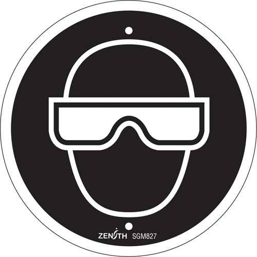 Eye Protection Required CSA Standard Safety Sign (SGM827)
