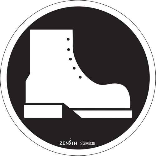 [SGM838] Foot Protection Required CSA Standard Safety Sign (SGM838)