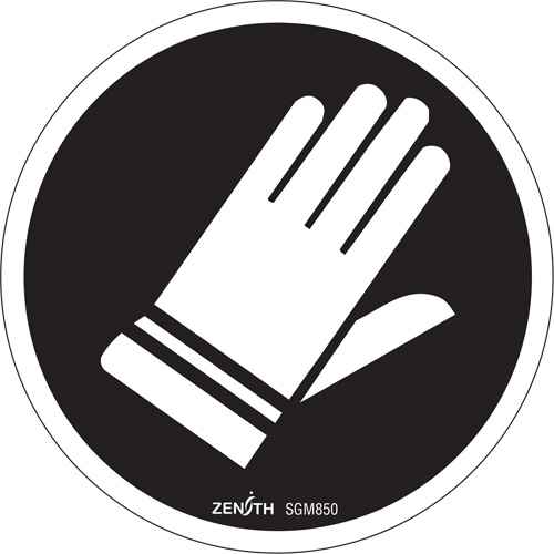 [SGM850] Hand Protection Required CSA Standard Safety Sign (SGM850)