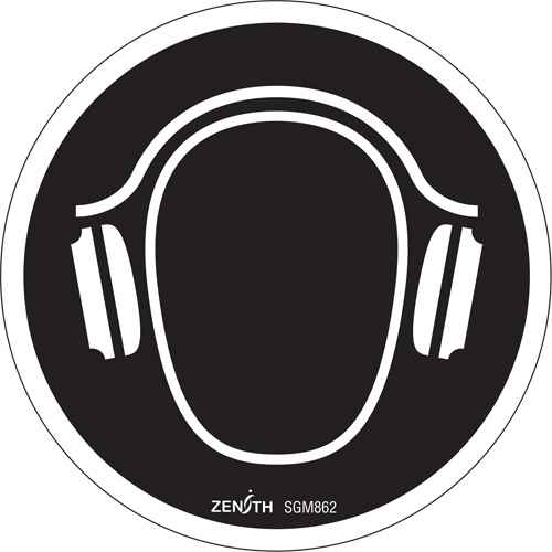 [SGM862] Hearing Protection Required CSA Standard Safety Sign (SGM862)