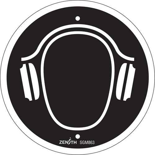 [SGM863] Hearing Protection Required CSA Standard Safety Sign (SGM863)