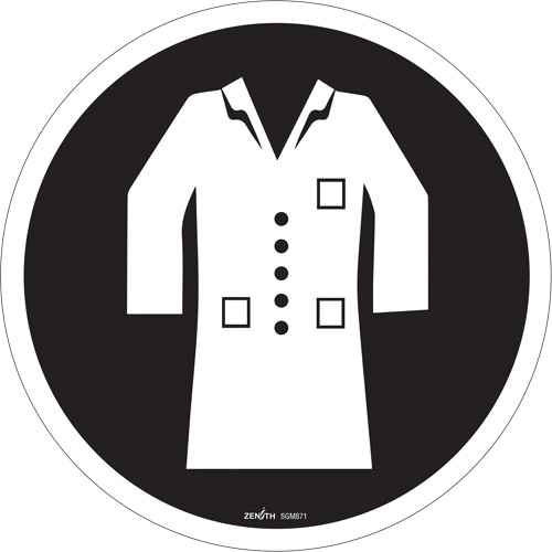 [SGM871] Lab Coat Required CSA Standard Safety Sign (SGM871)
