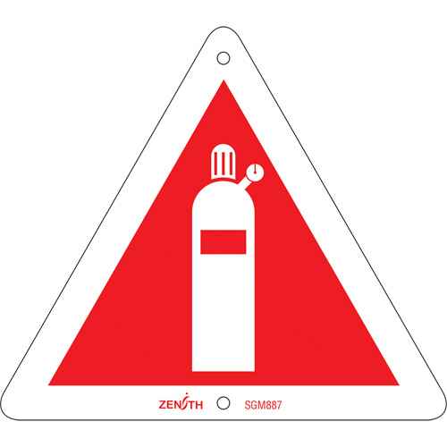 [SGM887] Compressed Gas CSA Standard Safety Sign (SGM887)