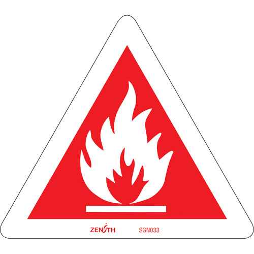 [SGN033] Flammable CSA Standard Safety Sign (SGN033)