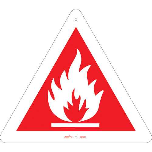 [SGN037] Flammable CSA Standard Safety Sign (SGN037)