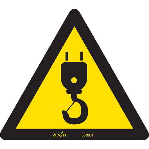 [SGN051] Crane CSA Standard Safety Sign (SGN051)