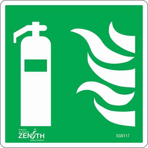 [SGN117] Fire Extinguisher CSA Standard Safety Sign (SGN117)
