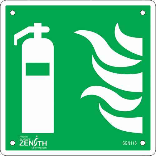 [SGN118] Enseigne de sécurité conforme à la CSA - Fire Extinguisher (SGN118)