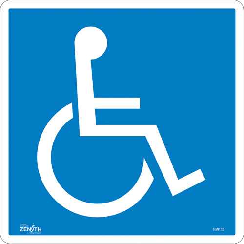 [SGN132] Handicap CSA Standard Safety Sign (SGN132)