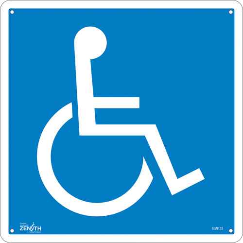 [SGN133] Handicap CSA Standard Safety Sign (SGN133)
