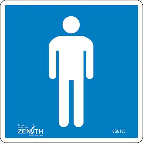[SGN135] Enseigne de sécurité conforme à la CSA - Men (SGN135)