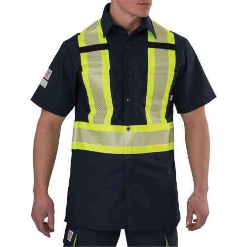[SGN925] Chemise à manches courtes haute visibilité résistant à la déchirure (SGN925)