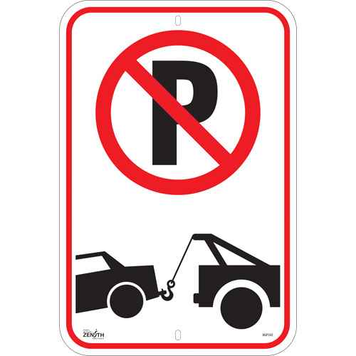 [SGP342] No Parking Tow Away Zone Sign (SGP342)