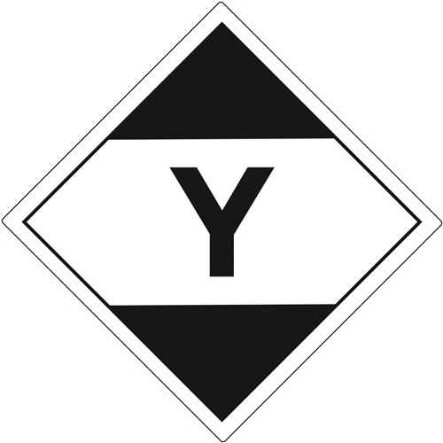 [SGQ531] "Y" Limited Quantity Air Shipping Labels (SGQ531)