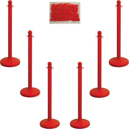 [SGR064] Medium-Duty Stanchion & Chain Kit (SGR064)